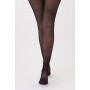 Класичні жіночі колготки з кружевним поясом на силіконі giulia impresso 40 den