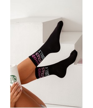 Жіночі гладкі шкарпетки milena good vibes only 002.115 37-41