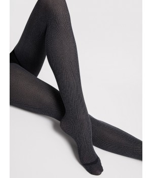 Жіночі колготки з візерунком Fiore Velda 40 den