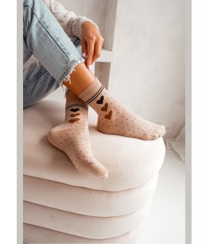 Жіночі гладкі шкарпетки Milena 37-41