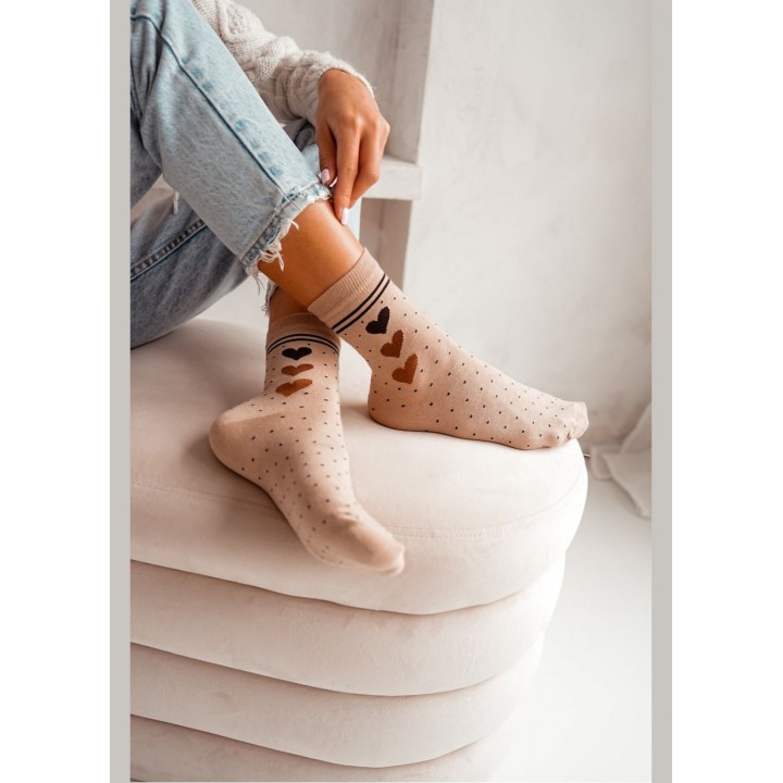 Жіночі гладкі шкарпетки Milena 37-41