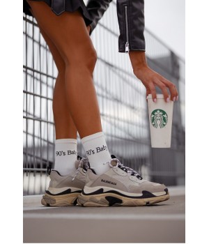 Жіночі гладкі шкарпетки milena 90's baby 0200.125 37-41