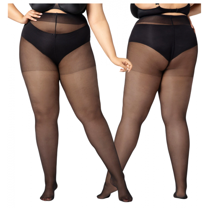 Класичні жіночі колготки великого розміру mona charlotte 20 den 7