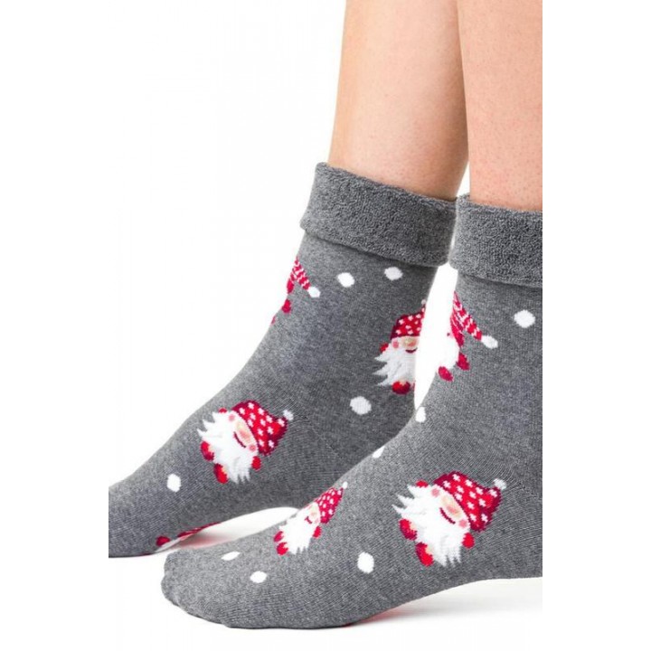 Жіночі гладкі шкарпетки махрові Steven art 030 w20 A 38-40