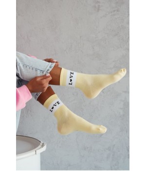 Жіночі гладкі шкарпетки milena love 0200.149 37-41