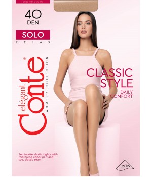 Класичні жіночі колготки жін. SOLO 40, р.5, Shade