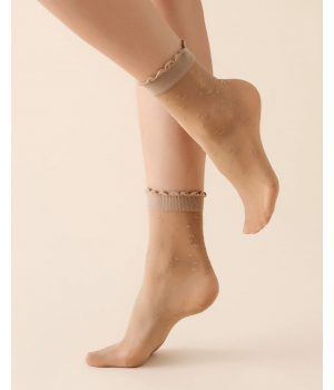 Жіночі шкарпетки з візерунком gabriella lovie 20 den one size