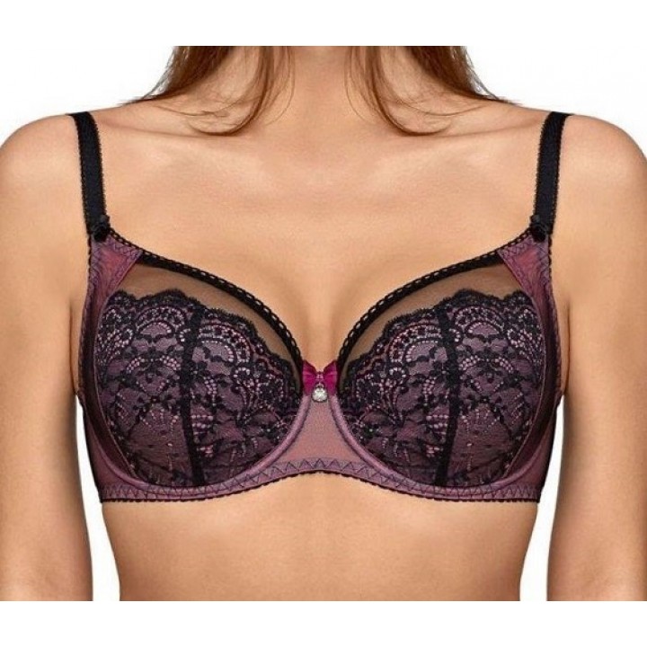 Бюстгалтер ava 1795 śliwkowy 80G