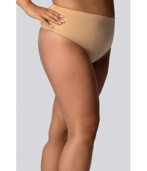 Стрінги жіночі трусики великого розміру з коригуючим ефектом mona queen mid-waisted smoothwear 8/9