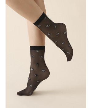 Жіночі гладкі шкарпетки gabriella zodiac 20 den one size