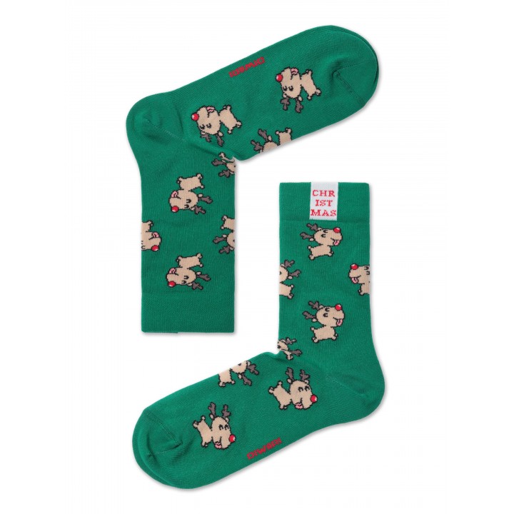 Шкарпетки чол. DW NEW YEAR 21С-71СП, р.27-29, 649 зелений