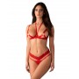Комплект obsessive Cupide Desir set Красный L/XL