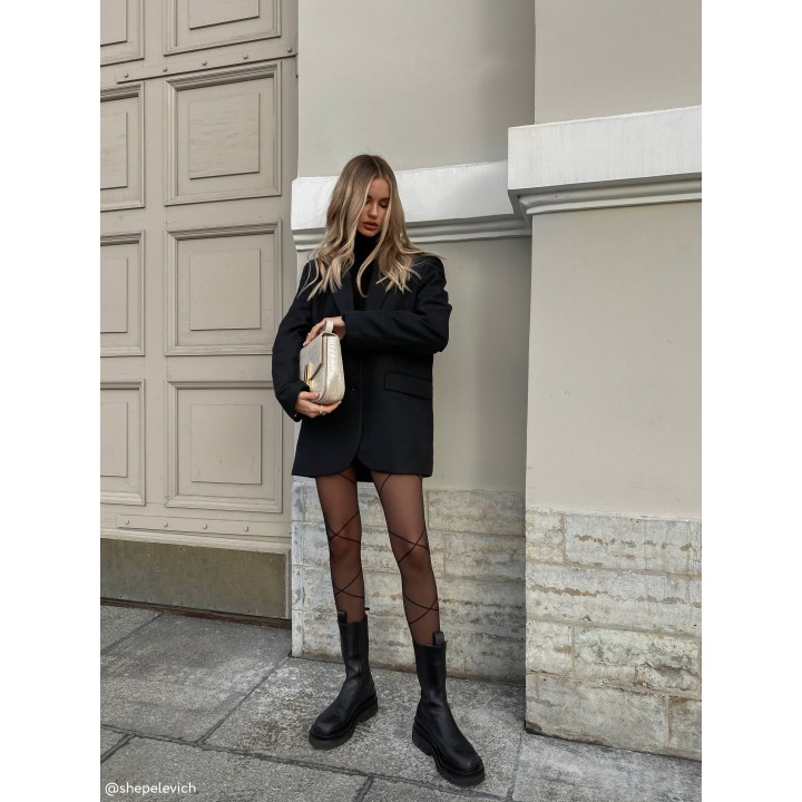 Колготки жін. CE FANTASY GEOMETRY, р.3, Nero