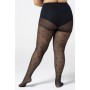 Жіночі колготки великого розміру з узором mona queen star 30 den 6