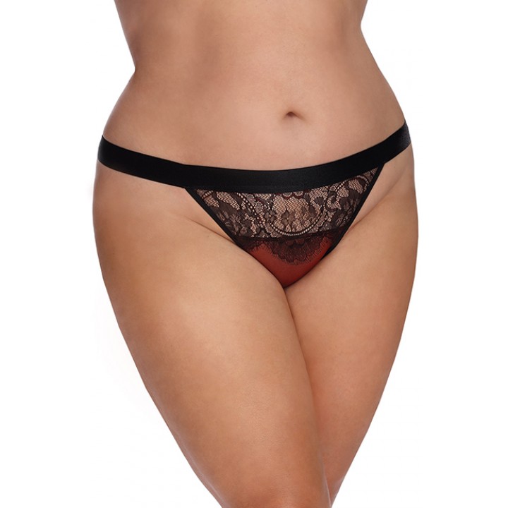 Трусики anais Arabella Бордово-черный 3XL/4XL(XL+) XXXL/4XL