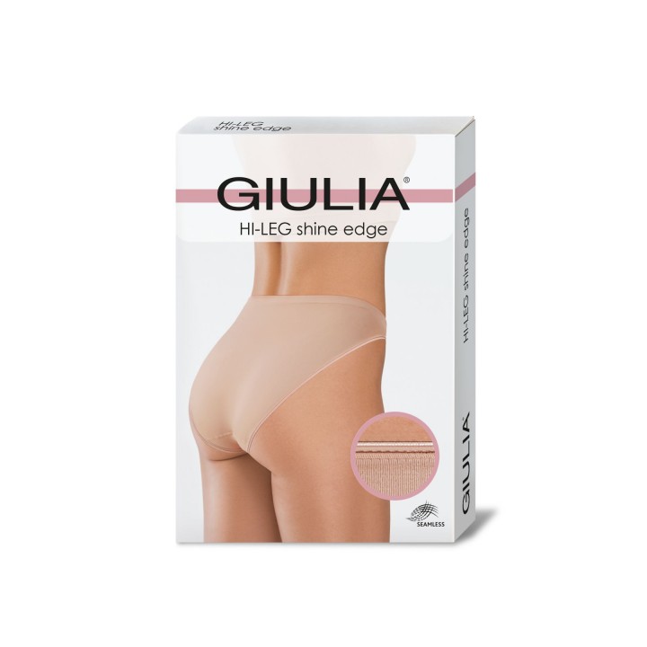 Жіночі безшовні трусики giulia hi-leg shine edge S/M