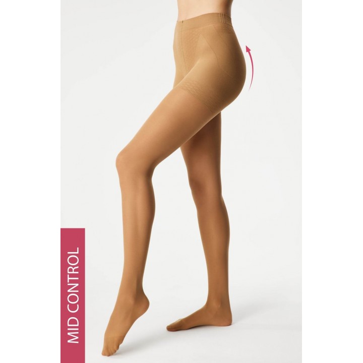 Корекційні жіночі колготки з моделюючими шортами gabriella push up 40 den 2