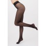 Класичні жіночі колготки з кружевним поясом на силіконі giulia impresso 40 den 2