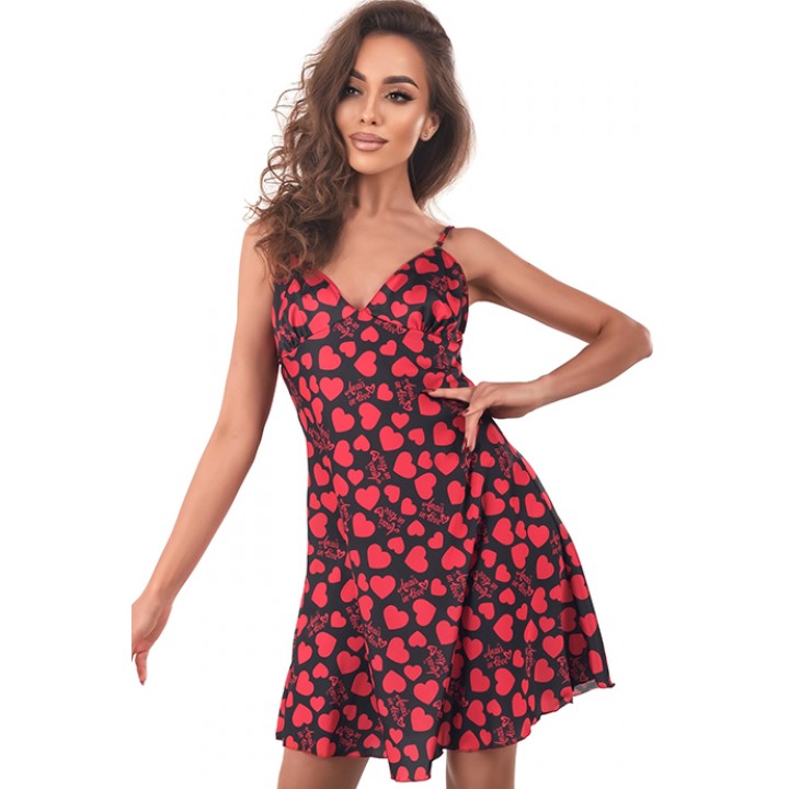 Комбінація anais Morgan chemise Черно-красный S/M