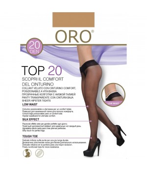 Колготки жіночі ORO TOP 20 DEN visone 2