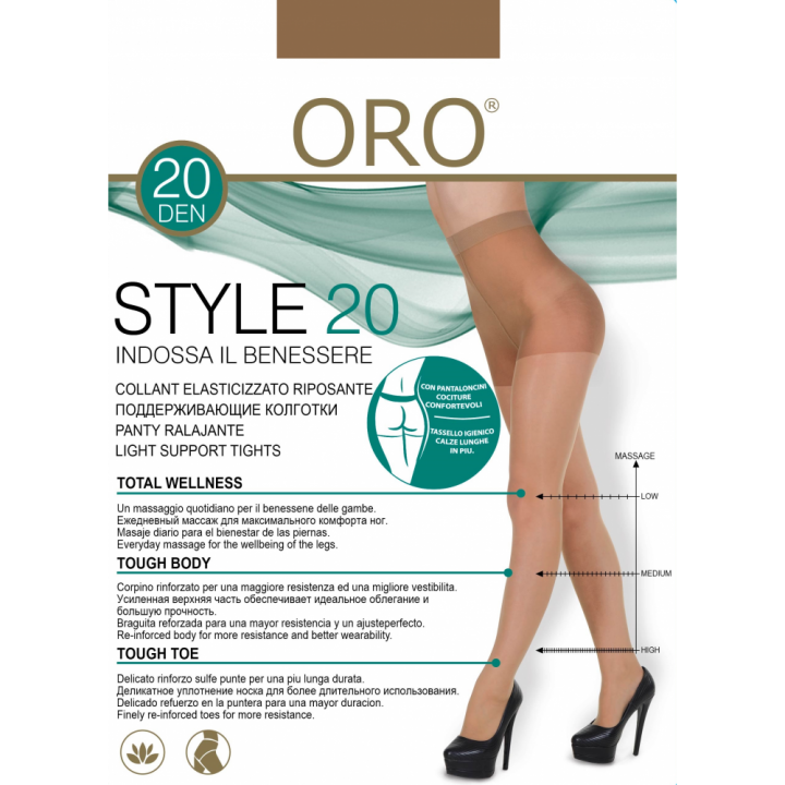 Колготки жіночі ORO STYLE 20 DEN visone 4
