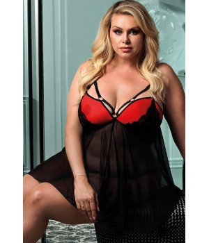 Комплект anais Arcadia Черно-красный XL/XXL(L+)