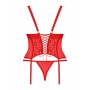 Комплект obsessive Blossmina corset 6XL/7XL