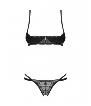 Комплект obsessive Nutris 2-pcs crotchless set XS/S