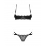 Комплект obsessive Nutris 2-pcs crotchless set XS/S