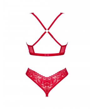 Комплект obsessive Lacelove set otwarty M/L