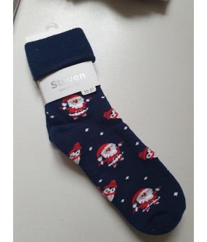 Жіночі гладкі шкарпетки махрові Steven art 030 w20 B 35-37