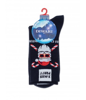 Шкарпетки чол. DW NEW YEAR 21С-71СП, р.27-29, 653 темно-синій