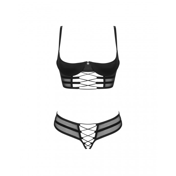 Комплект obsessive Roxelia set otwarty M/L