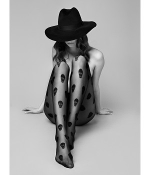 Жіночі колготки з узором fiore agent skully 20 den 3