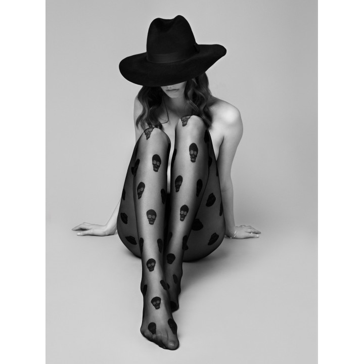 Жіночі колготки з узором fiore agent skully 20 den 3