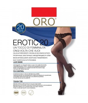 Панчохи жіночі ORO EROTIC 20 DEN rosso 3/4