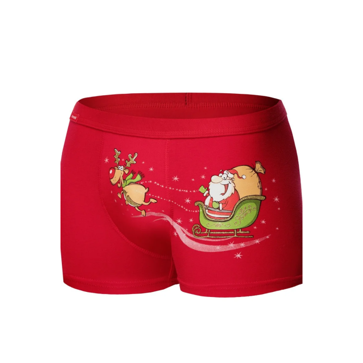 Труси шорти чоловічі cornette bs 007/67 santa's sleigh XXL