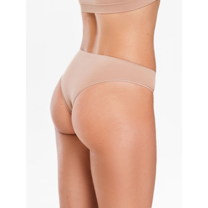 Бразиліана жіночі безшовні трусики giulia brasilian shine edge L/XL