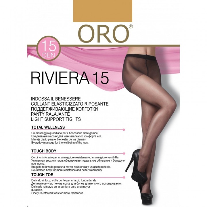 Колготки жіночі ORO RIVIERA 15 DEN natural 3