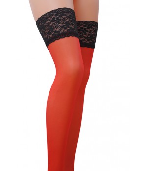 Панчохи passion ST004 з самоутримним мереживом 3/4