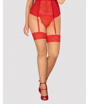 Панчохи obsessive Blossmina 4XL/5XL