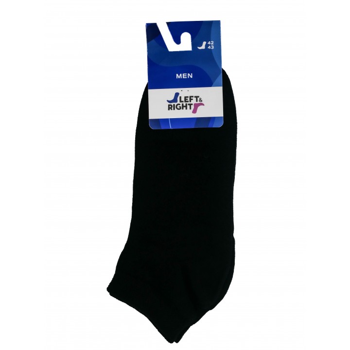 Шкарпетки чол. Л&amp;П 221 (короткі), р.44-45, 02 чорний