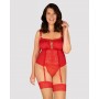 Комплект obsessive Blossmina corset 4XL/5XL