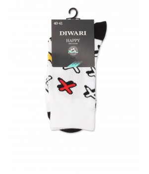 Шкарпетки чол. DW HAPPY 20С-37СП, р.27, 134 білий