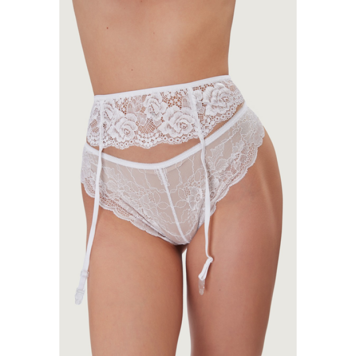 Пояс для панчох Жіночий панчіх ORO CNT-401 bianco S/M