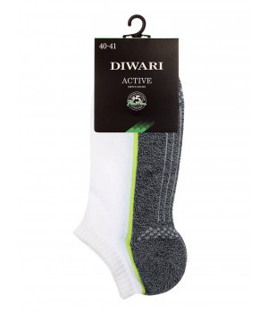 Шкарпетки чол. ACTIVE (ультракороткі) 15С-44СП, р.29, 044 білий-темно-сірий