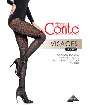 Колготки жін. CE FANTASY VISAGES, р.4, Nero
