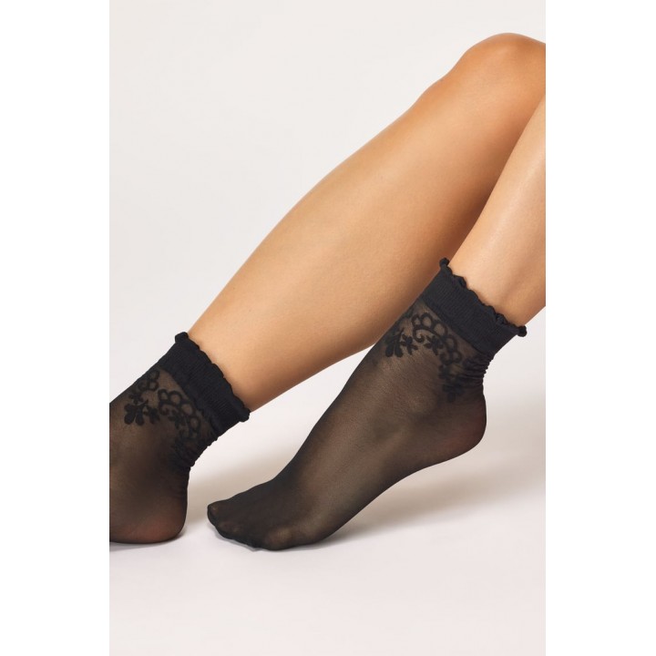 Жіночі шкарпетки з візерунком gabriella bea 20 den one size