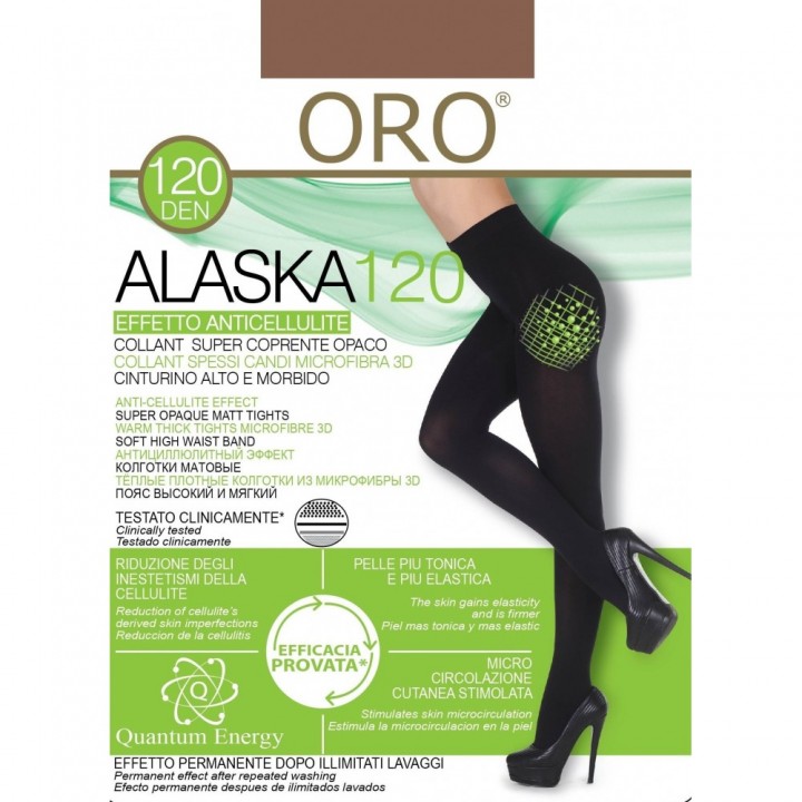 Колготки жіночі ORO ALASKA 120 DEN cappuccino 5