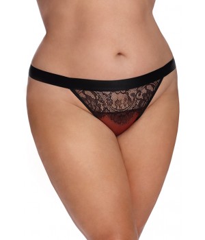 Трусики anais Arabella Бордово-черный 5XL/6XL(XXL+)